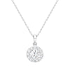 HALO ROUND PENDANT
